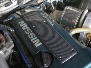 SR20用カーボンオーナメントプレート3